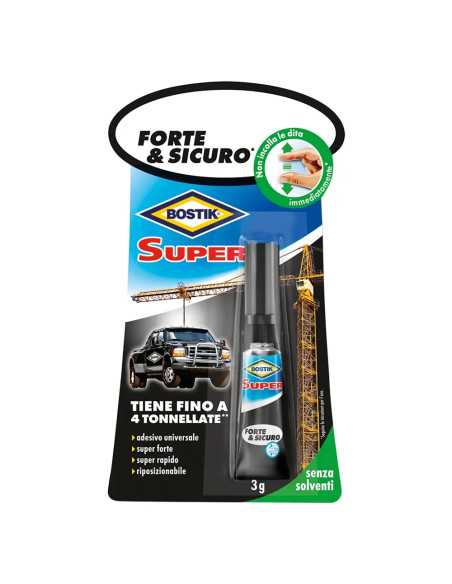 ADESIVO ISTANTANEO 'FORTE E SICURO' - BOSTIK | Utensili Store