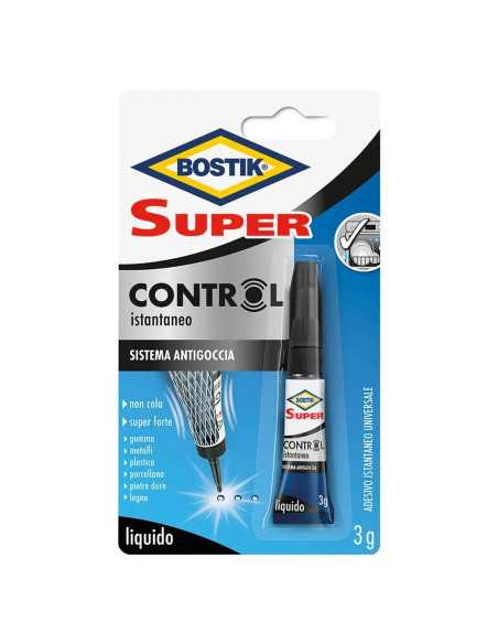ADESIVO CIANOCRILATO 'SUPER CONTROL' - BOSTIK | Utensili Store