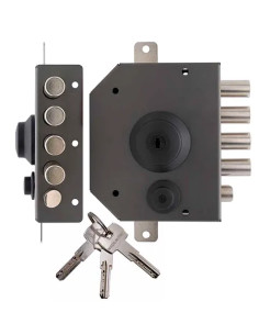 SERRATURA TRIPLICE C/ASTA E60 DX  - Senza Marca