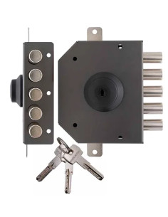 SERRATURA TRIPLICE C/ASTA E60 DX  - Senza Marca 2