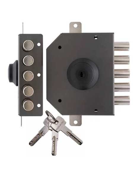 SERRATURA TRIPLICE C/ASTA E60 DX - Senza Marca | Utensili Store
