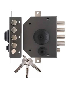 SERRATURA TRIPLICE C/ASTE E60 DX  - Senza Marca