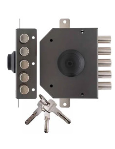 SERRATURA TRIPLICE C/ASTE E60 DX  - Senza Marca 2