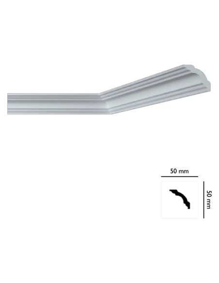 CORNICE DECORATIVA PER SOFFITTO mod. I750 - BOVELACCI | Utensili Store