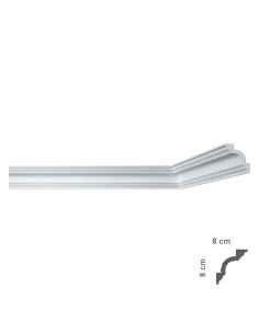 CORNICE DECORATIVA PER SOFFITTO mod. I780 - BOVELACCI