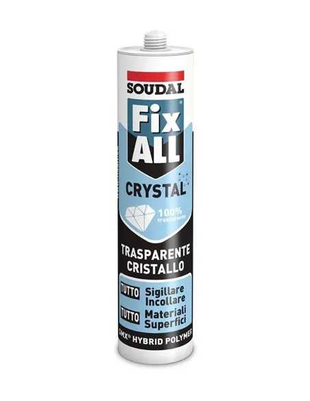 SIGILLANTE ADESIVO SOUDAL FIX ALL CRYSTAL - Senza Marca | Utensili Store