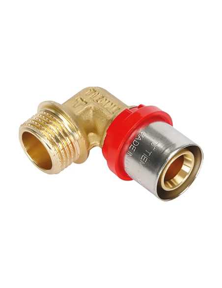 RACCORDO A PRESSARE CURVO - TIEMME | Utensili Store