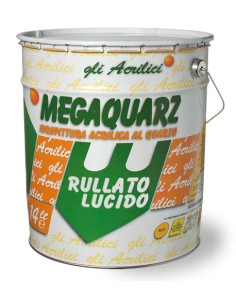 RIVESTIMENTO PLASTICO MEGAQUARZ RULLATO LUCIDO - italchimica