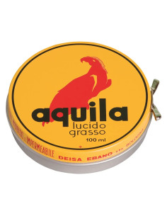 GRASSO LUCIDO PROTETTIVO IN PASTA PER SCARPE 'AQUILA' - EBANO