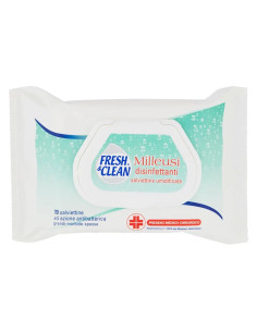 SALVIETTE UMIDIFICATE IGIENIZZANTI MILLEUSI - FRESH AND CLEAN
