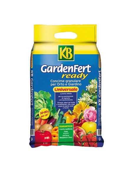 CONCIME GRANULARE UNIVERSALE 'GARDENFERT READY BLU 12-12-17' - KB | Utensili Store