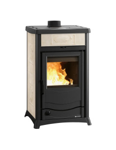 TERMOSTUFA A LEGNA 'TERMOROSSELLA PLUS EVO DSA 4.0' - NORDICA EXTRAFLAME