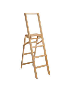 SGABELLO CON BARRA DI APPOGGIO 'SCALETTA' - Senza Marca