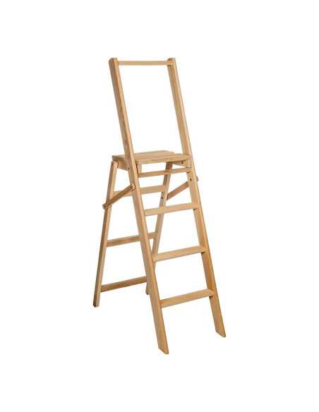 SGABELLO CON BARRA DI APPOGGIO 'SCALETTA' - Senza Marca | Utensili Store