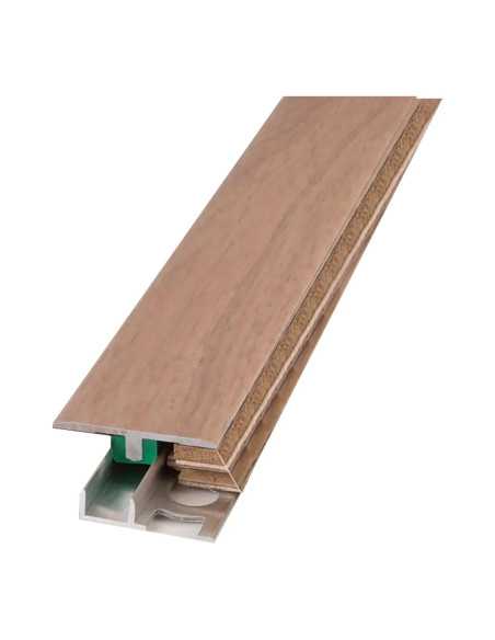 PROFILO PIATTO CON BASE PER LAMINATO E PARQUET 'UN rivestito rovere - PROFILPAS | Utensili Store
