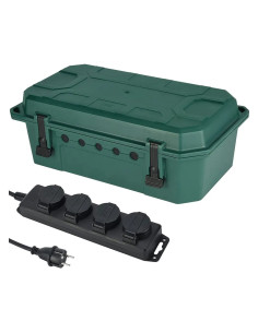 SCATOLA STAGNA PER PROTEZIONE CONNESSIONI ESTERNE verde - ELECTRALINE