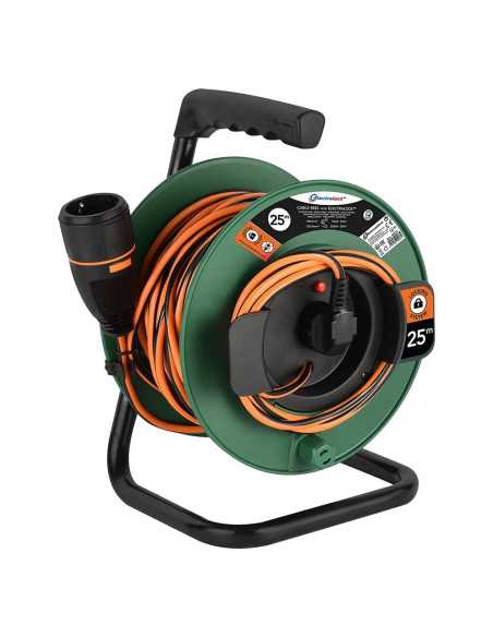 AVVOLGICAVO CON PRESA A MECCANISMO BLOCCO 'ELECTRALOCK' - ELECTRALINE | Utensili Store