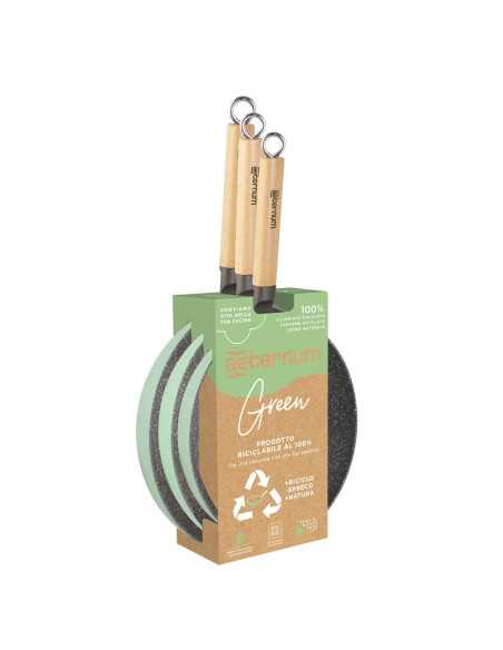 PADELLE 'GREEN TRIS' SET 3 PEZZI - AETERNUM | Utensili Store