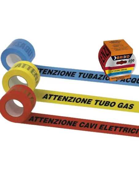 NASTRI SEGNALETICI BRIXO LD ROSSO - Senza Marca | Utensili Store