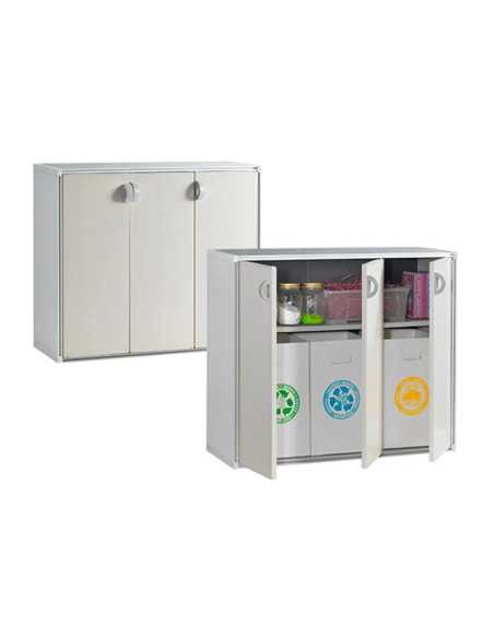 ARMADI PATTUMIERA QBIK 3 ANTE - Senza Marca | Utensili Store