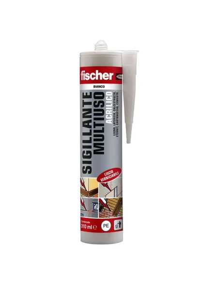 SILICONE ACRILICO 'SA' bianco - FISCHER | Utensili Store