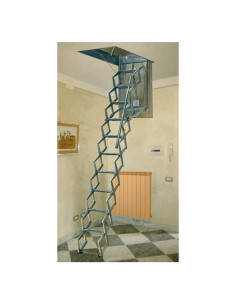 SCALA A PANTOGRAFO A SOFFITTO - Senza Marca