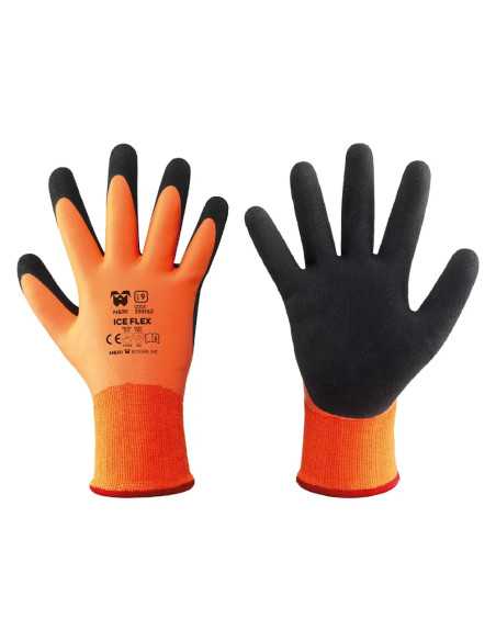 GUANTI TERMICI POLIESTERE/LATTICE 'ICE FLEX' - NERI | Utensili Store