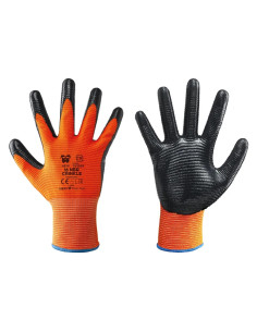 GUANTI FILO CONTINUO ART.16 NBR CRINKLE - NERI