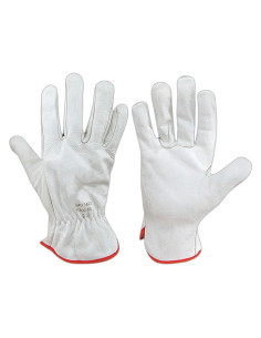 GUANTI PELLE FIORE DI BOVINO - Senza Marca