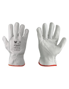 GUANTI PELLE FIORE BOVINO - NERI