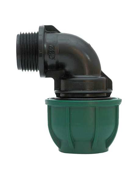 GOMITO A 90° CON DERIVAZIONE MASCHIO - IRRITEC | Utensili Store