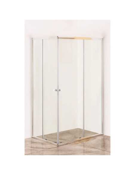 BOX DOCCIA CRISTALLO DUE PORTE - FLUXY | Utensili Store