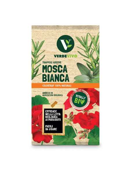 TRAPPOLA CROMOTROPICA ADESIVA MOSCHE BIANCHE - VERDE VIVO | Utensili Store