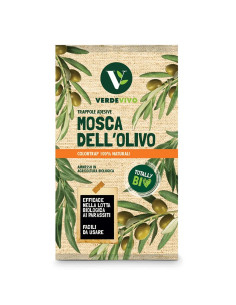TRAPPOLA CROMOTROPICA ADESIVA MOSCHE DELL'OLIVO - VERDE VIVO