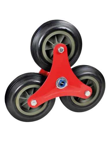 RUOTA GOMMA PIENA CARRELLO PER SCALE - UNIKO | Utensili Store