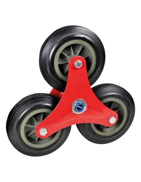 RUOTA GOMMA PIENA CARRELLO PER SCALE - UNIKO | Utensili Store