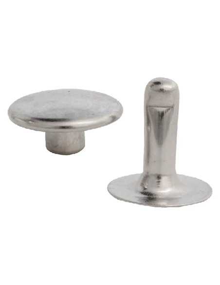 RIVETTO NICHELATO CON TESTA MASCHIO/FEMMINA - Senza Marca | Utensili Store