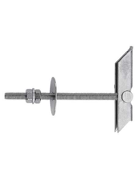 ANCORA A SOFFITTO ACCIAIO CON BARRA E DOPPIO DADO KD 8 - FISCHER | Utensili Store
