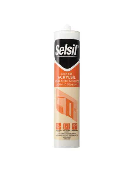 SILICONE ACRILICO 'SACR' bianco - SELSIL | Utensili Store