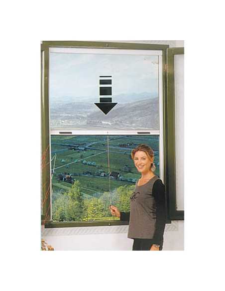 ZANZARIERA AVVOLGIBILE VERTICALE bronzo - IRS | Utensili Store