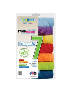 PANNO IN MICROFIBRA MULTIUSO 'MAGNIFICI 7' - Senza Marca