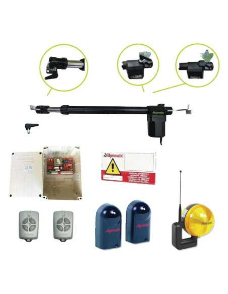 KIT AUTOMAZIONE CANCELLI ANTE BATTENTI 'AP350' - APRIMATIC | Utensili Store