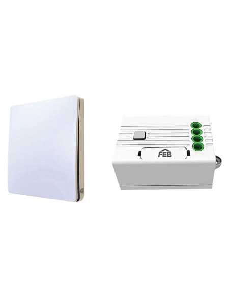 RELE' IMPULSIVO SINGOLO CON PULSANTE SINGOLO '9303' - FEB | Utensili Store