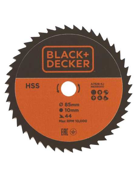 LAMA HSS PER MINI SEGA CIRCOLARE - BLACK DECKER | Utensili Store