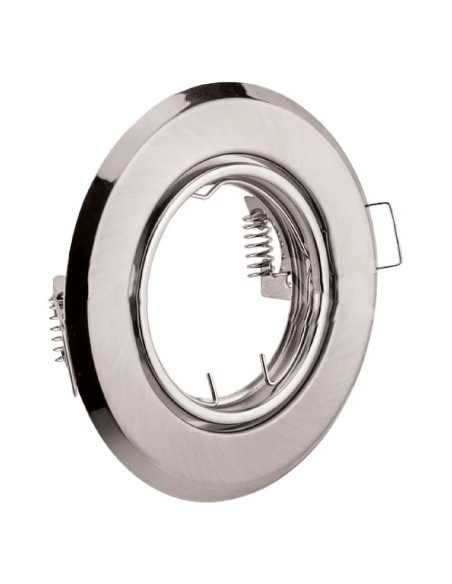 PORTAFARETTO LED ORIENTABILE IN METALLO colore satinato - VTAC | Utensili Store