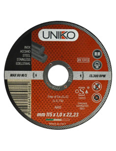 MOLA ABRASIVA PER INOX/FERRO - UNIKO