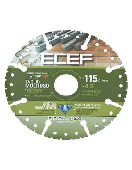 DISCO DIAMANTATO 'MULTIUSI' - ECEF | Utensili Store