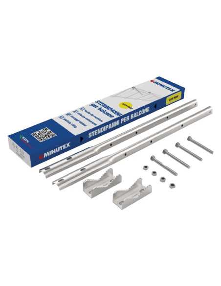 STENDIBIANCHERIA FISSO PER BALCONE zincato - Senza Marca | Utensili Store
