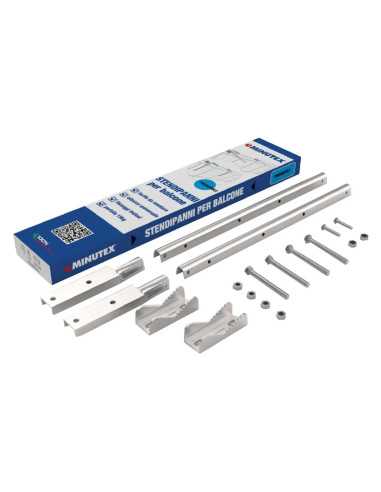 STENDIBIANCHERIA PIEGHEVOLE PER BALCONE verniciato bianco - Senza Marca | Utensili Store