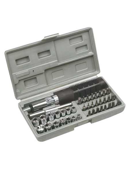 SET AVVITAMENTO CON INSERTI E BUSSOLE - TOPTOOLS | Utensili Store